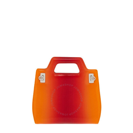 Ferragamo, Mini Wanda Top Handle Leather Hand Bag