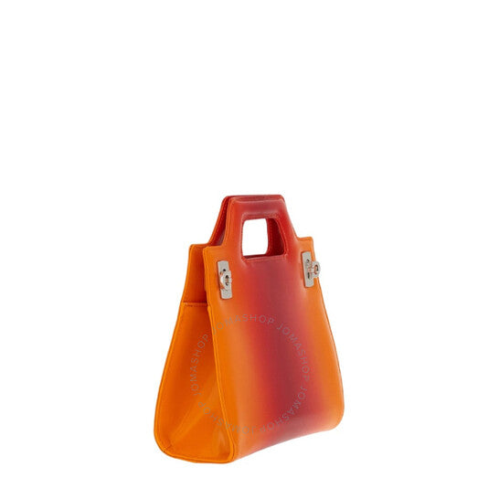 Ferragamo, Mini Wanda Top Handle Leather Hand Bag