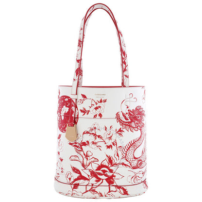 Ferragamo, North-South Floral Print Tote Bag