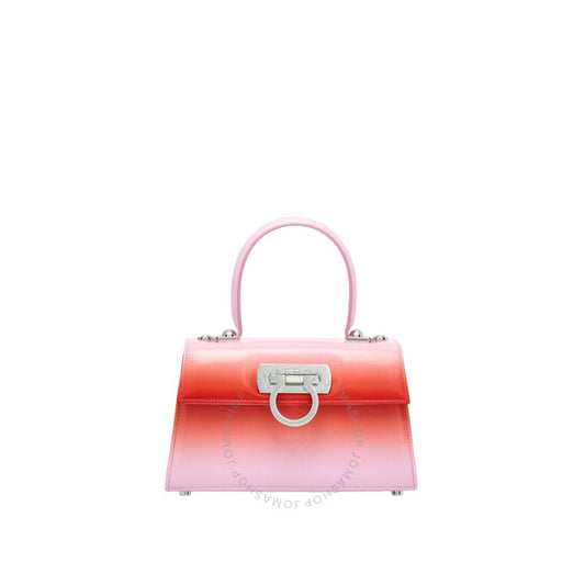 Ferragamo, Ombre Leather Iconic Top Handle Bag