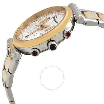 Ferragamo, Ora Chronograph Quartz Silver Dial Two-Tone Ladies Watch