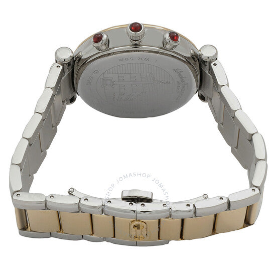 Ferragamo, Ora Chronograph Quartz Silver Dial Two-Tone Ladies Watch
