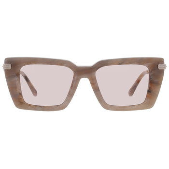 Pink Rectangular Ladies Sunglasses