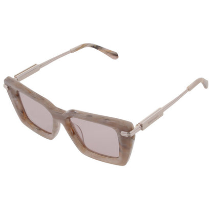 Pink Rectangular Ladies Sunglasses