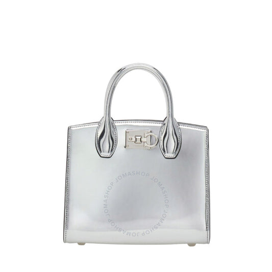 Ferragamo, Small Studio Box Gancini Buckle Tote Bag