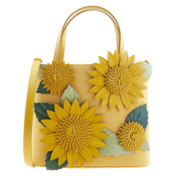 Sunflower Applique Tote Bag