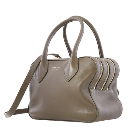 Top Handle Leather Bag