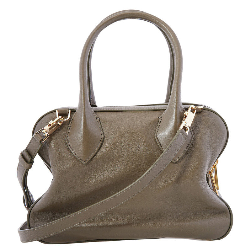 Top Handle Leather Bag