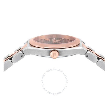 Ferragamo, Vega New Quartz Diamond Brown Dial Ladies Watch