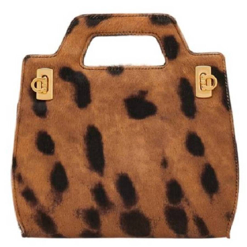 Wanda Leopard Print Mini Bag