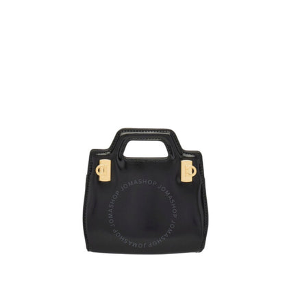 Ferragamo, Wanda Micro Leather Shoulder Bag