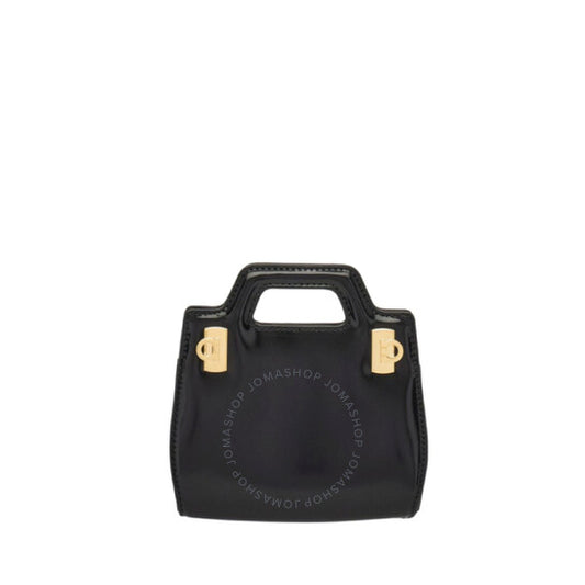 Ferragamo, Wanda Micro Leather Shoulder Bag