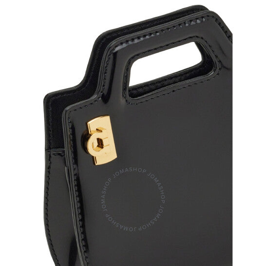 Ferragamo, Wanda Micro Leather Shoulder Bag