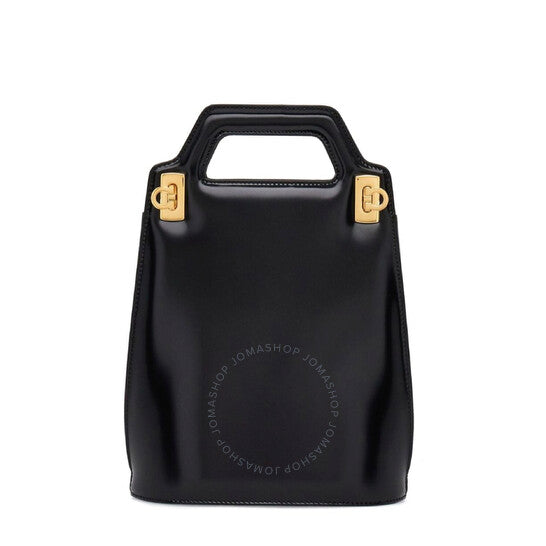 Ferragamo, Wanda Mini Top Handle Leather Bag