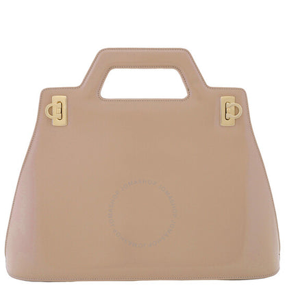 Ferragamo, Wanda Top Handle Bag - Beige