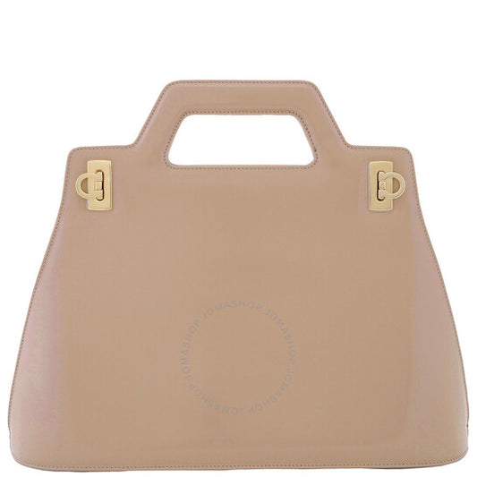 Ferragamo, Wanda Top Handle Bag - Beige