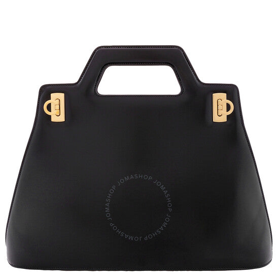 Ferragamo, Wanda Top Handle Bag - Black