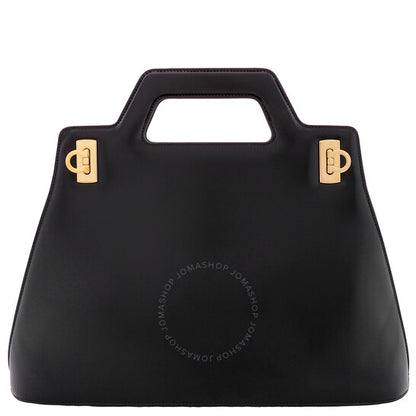 Ferragamo, Wanda Top Handle Bag - Black