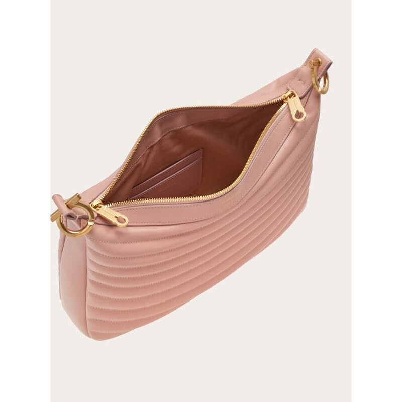 Women'S Pink Calf Leather Bag