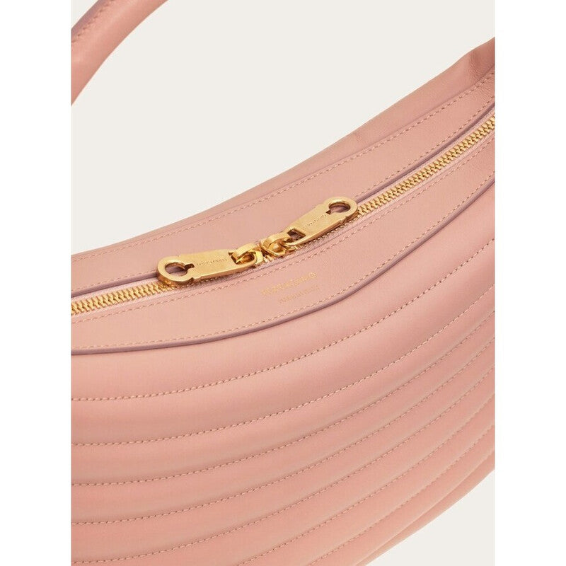 Women'S Pink Calf Leather Bag
