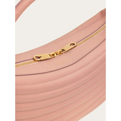 Women'S Pink Calf Leather Bag