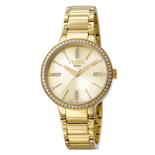 ساعة فيري ميلانو للسيدات بمينا ذهبي
