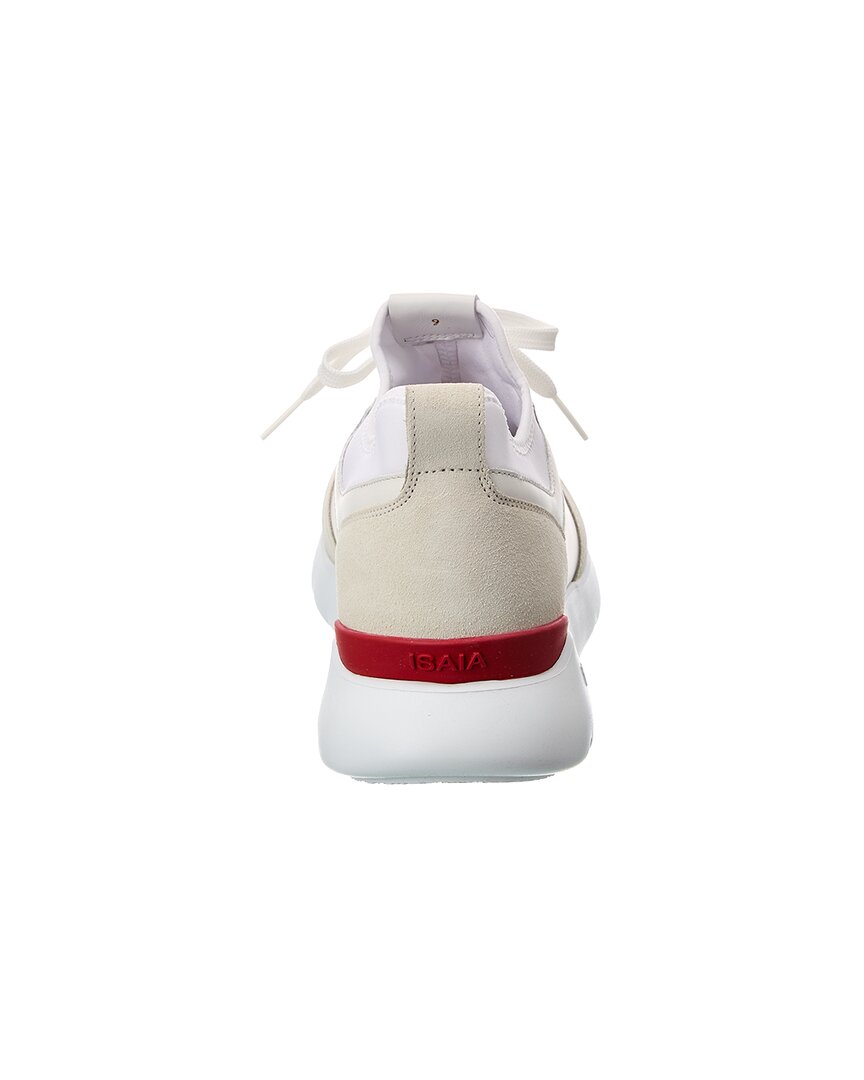 leather & suede sneaker