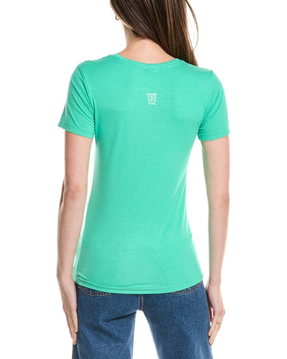 fitted logo t-shirt