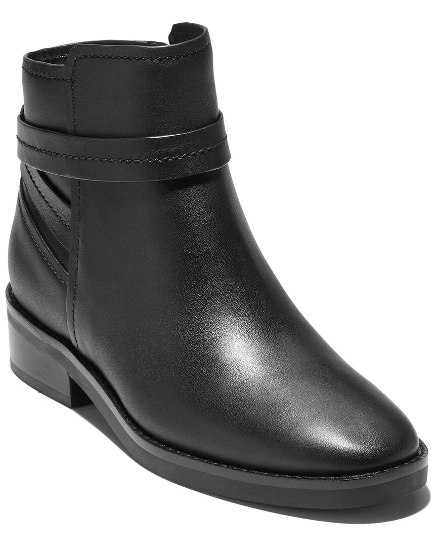 rosalyn waterproof ankle strap leather boot
