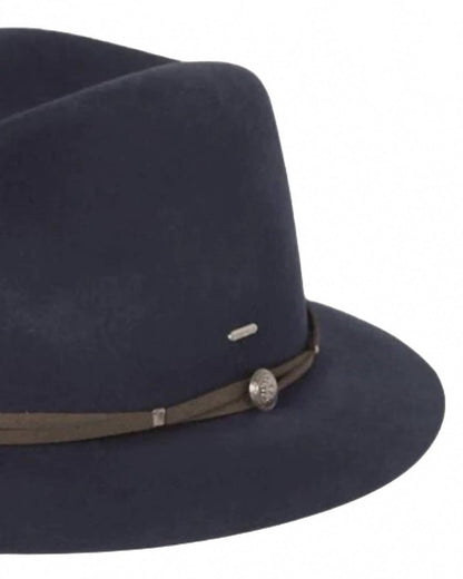 women's matilda wool felt hat in navy