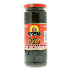 Figaro Sliced Black Olives 450 gm