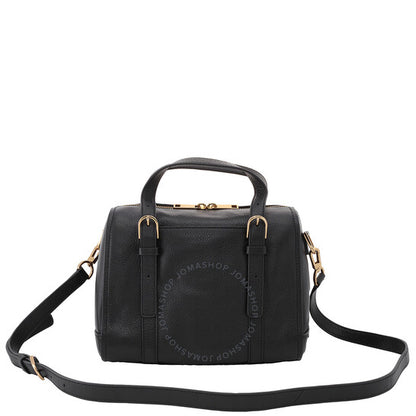 Fossil, Black Leather Carlie Satchel
