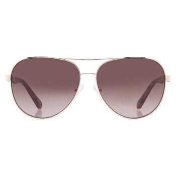 Brown Gradient Pilot Ladies Sunglasses