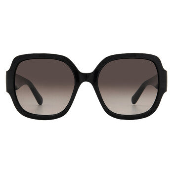 Brown Gradient Square Ladies Sunglasses