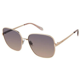 Grey Fuchsia Gradient Square Ladies Sunglasses