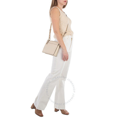 Fossil, White Taryn Leather Crossbody Bag