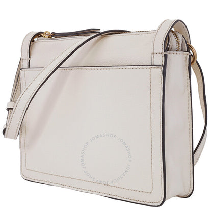 Fossil, White Taryn Leather Crossbody Bag