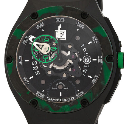 Franck Dubarry, Crazy Wheel Automatic Black Dial Men's Watch