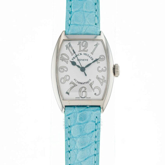 ساعة فرانك مولر سينتري كيرفيكس أوتوماتيكية بمينا أبيض للسيدات