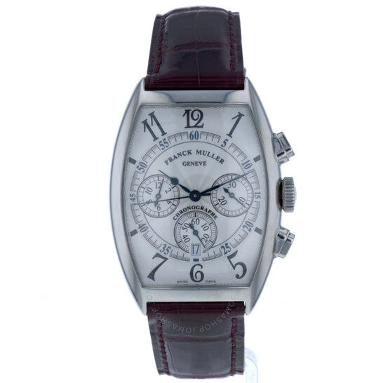 Franck Muller, Cintree Curvex Chronograph Automatic Silver Dial Men's Watch