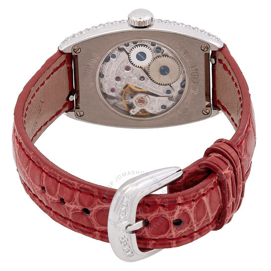 Franck Muller, Cintree Curvex Hand Wind Diamond Silver Dial Watch