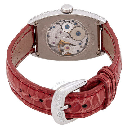 Franck Muller, Cintree Curvex Hand Wind Diamond Silver Dial Watch