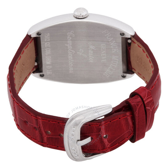 Franck Muller, Cintree Curvex Quartz Diamond Silver Dial Ladies Watch