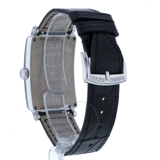 Franck Muller, Long Island Quartz Diamond Black Dial Ladies Watch
