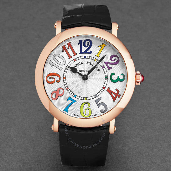 فرانك مولر، ساعة نسائية دائرية كوارتز بمينا فضي