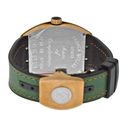 فرانك مولر، ساعة فانغارد أوتوماتيكية للرجال بمينا أخضر