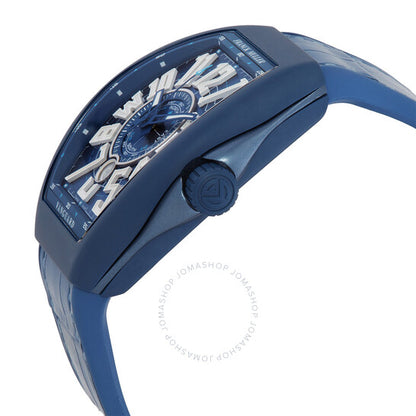 فرانك مولر، ساعة فانجارد مارينر أوتوماتيكية للرجال بمينا أزرق