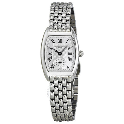 Frederique Constant, Art Deco Silver Guilloche Ladies Watch