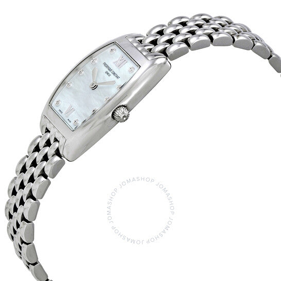 Frederique Constant, Art Deco White Dial Ladies Watch