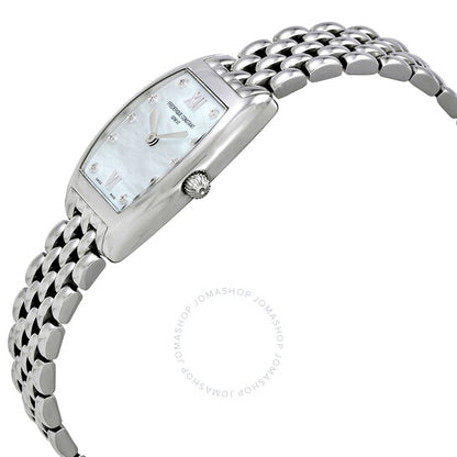 Frederique Constant, Art Deco White Dial Ladies Watch